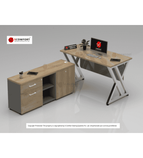 Scomfort SC-EX109 Executive Table with Side Runner